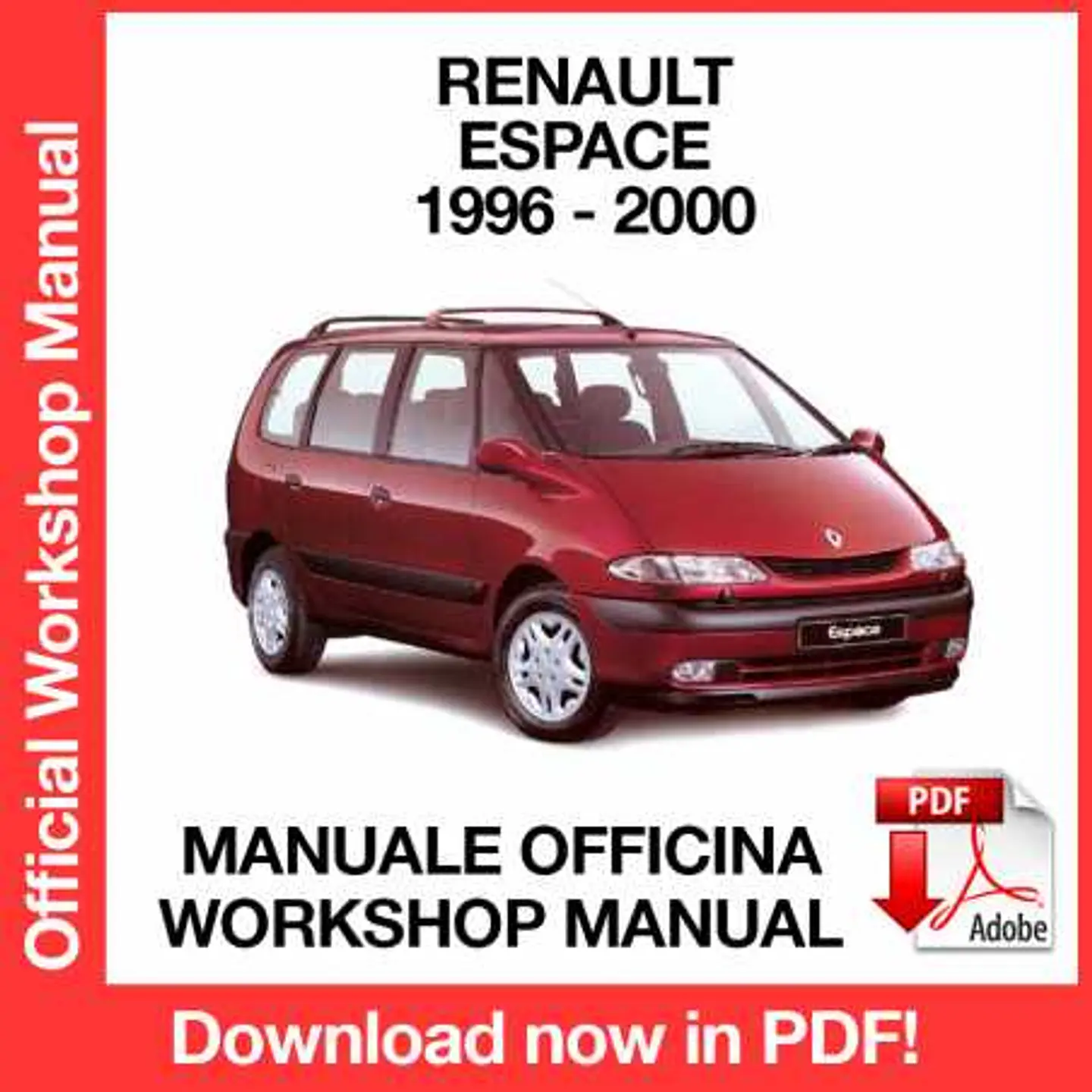 Renault Espace (1996, 1997, 1998, 1999, 2000) (EN) Workshop Repair Manual FREE PDF Download 1