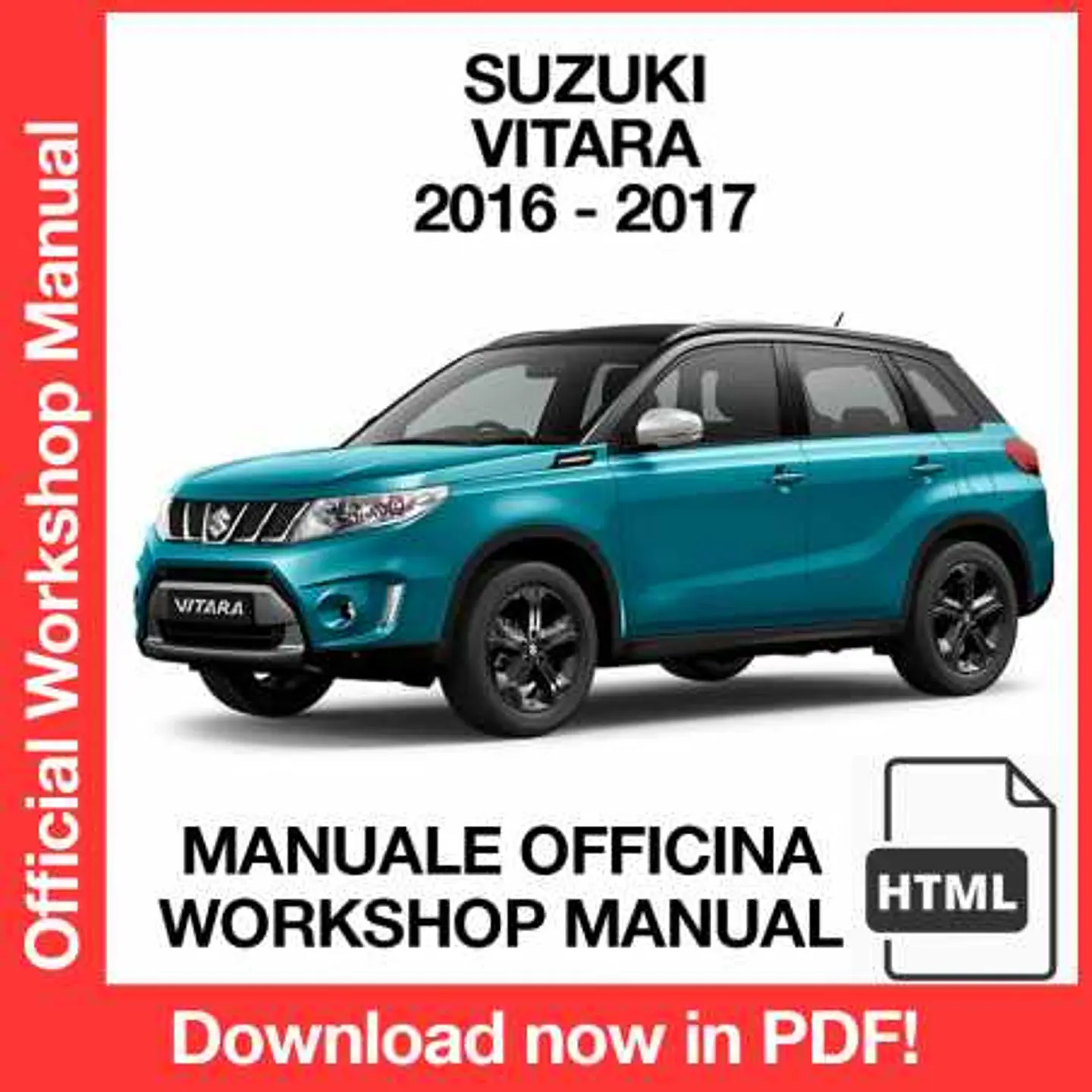 Suzuki Vitara (2016-2017) (EN) Workshop Repair Manual FREE PDF Download 1