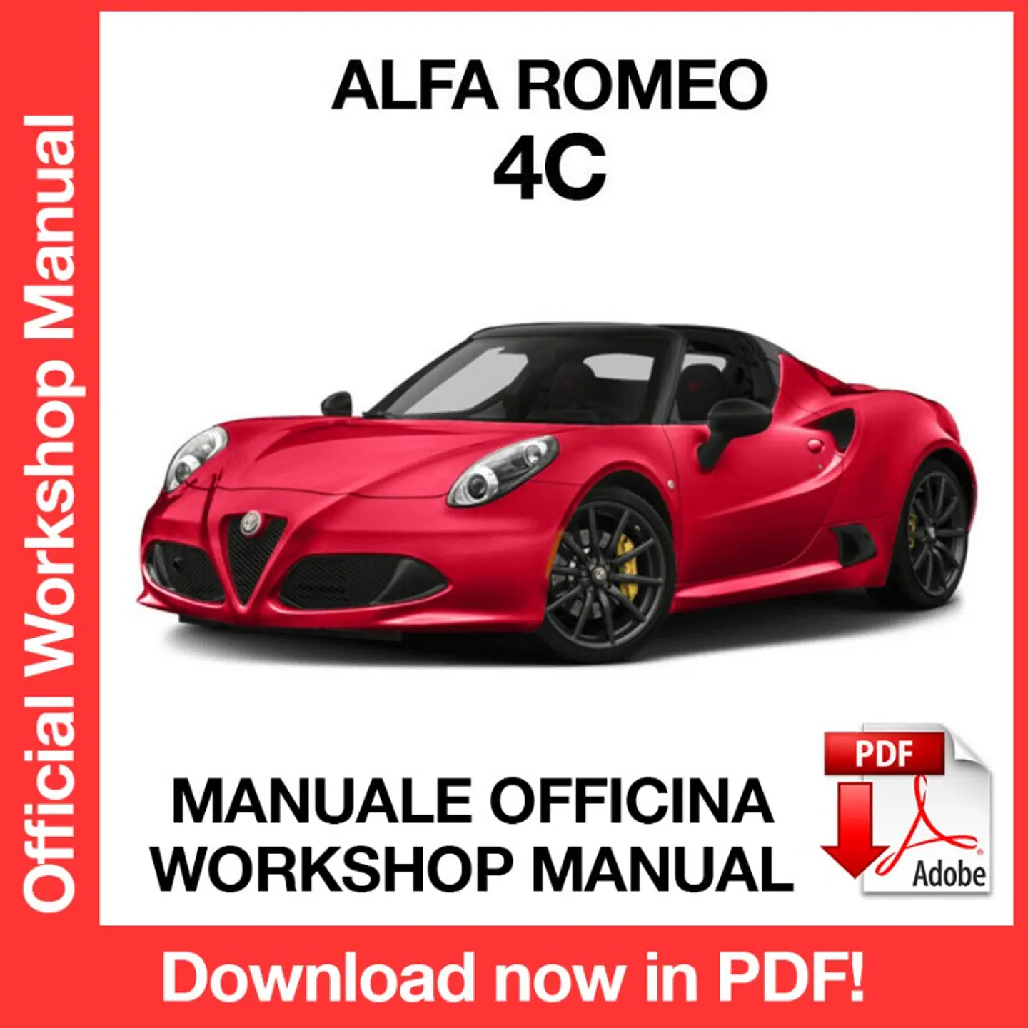 ALFA ROMEO 4C (EN) Workshop Repair Manual FREE PDF Download 1