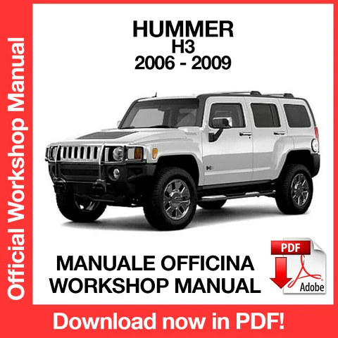 Hummer H3 (2006, 2007, 2008, 2009) (EN) Workshop Repair Manual FREE PDF Download