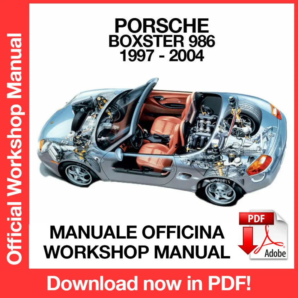 Porsche Boxster 986 (1997, 1998, 1999, 2000, 2001, 2002, 2003, 2004) (EN) Workshop Repair Manual FREE PDF Download 1