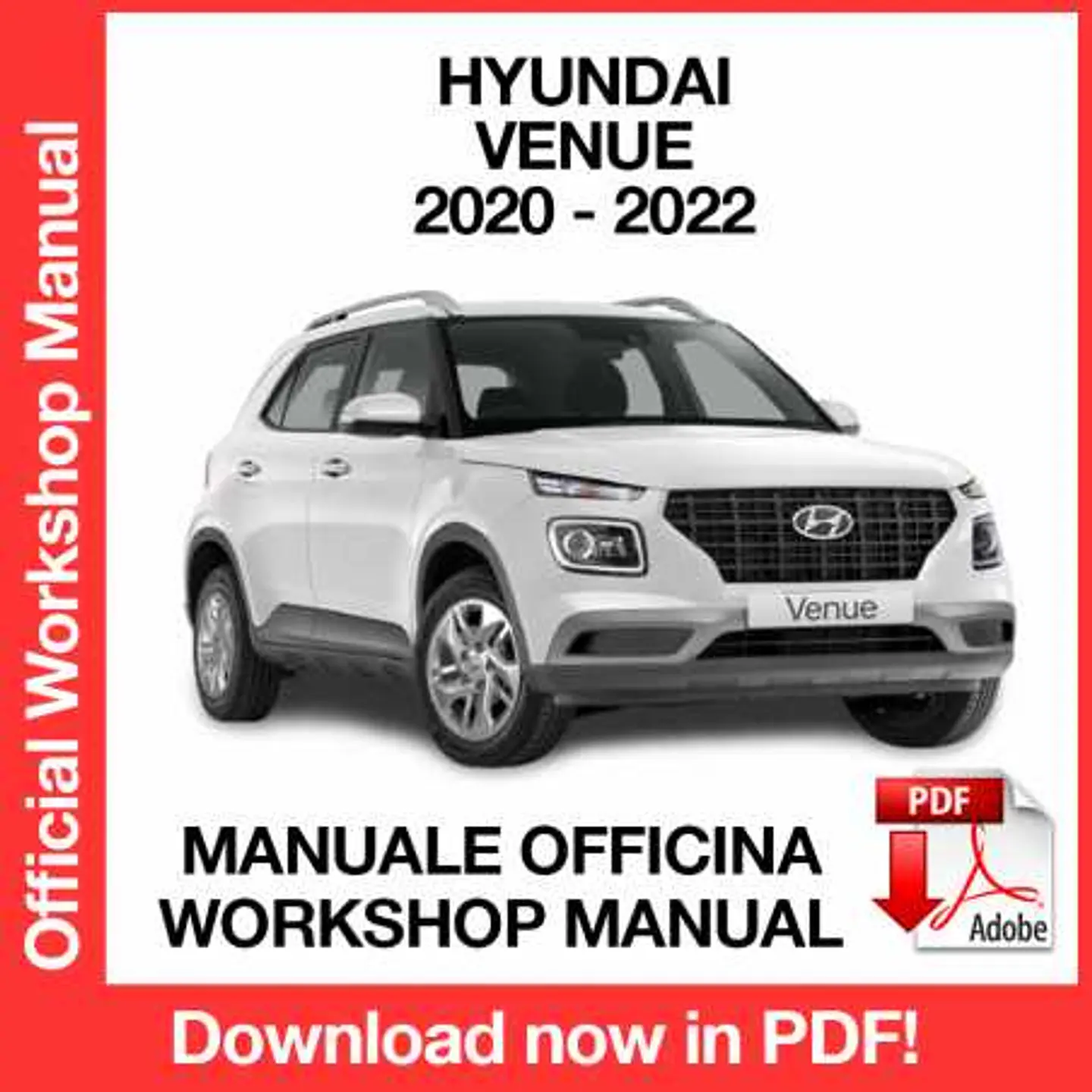 Hyundai Venue (2020, 2021, 2022) (EN) Workshop Repair Manual FREE PDF Download 1