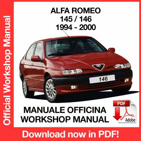 Alfa Romeo 145 - 146 (1994,1995, 1996, 1997, 1998, 1999,2000) (EN) Workshop Repair Manual FREE PDF Download