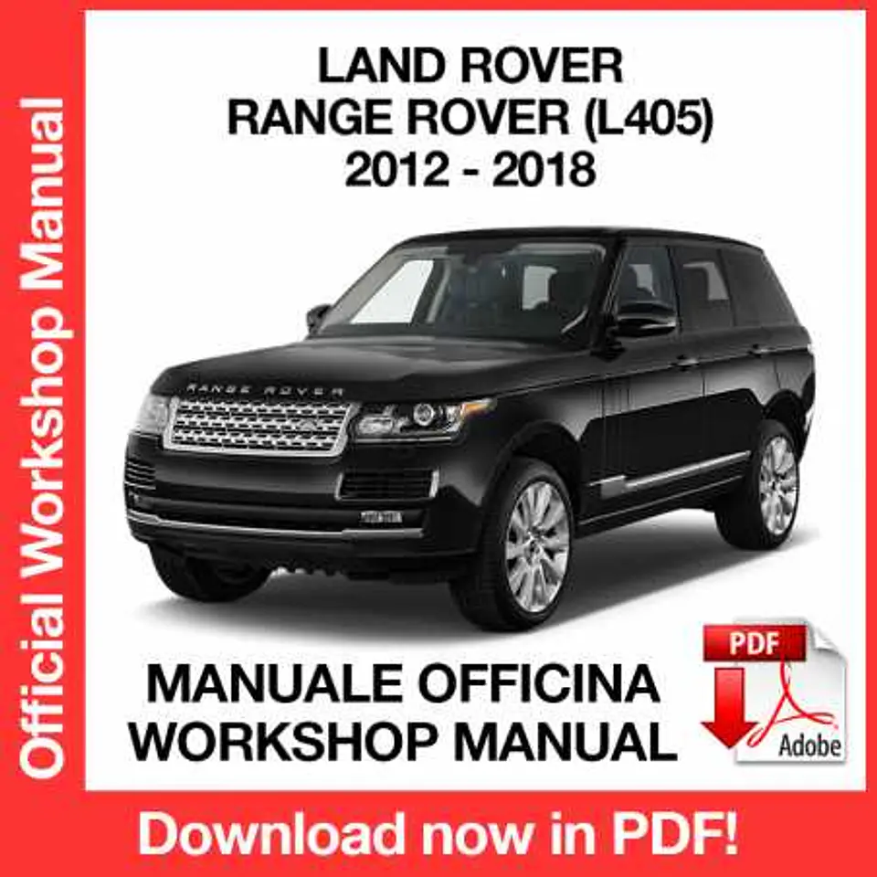 Land Rover Range Rover L405 (2016, 2017, 2018) (EN) Workshop Repair Manual FREE PDF Download 1