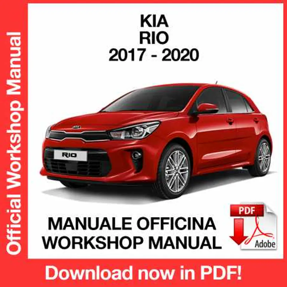 Kia Rio (2017, 2018, 2019, 2020) (EN) Workshop Repair Manual FREE PDF Download 1