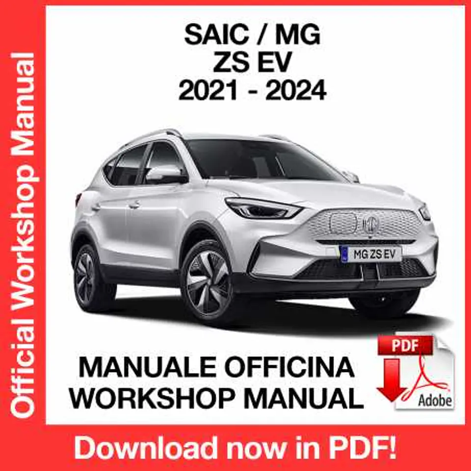 Saic MG ZS EV (2021, 2022, 2023, 2024) (EN) Workshop Repair Manual FREE PDF Download 1