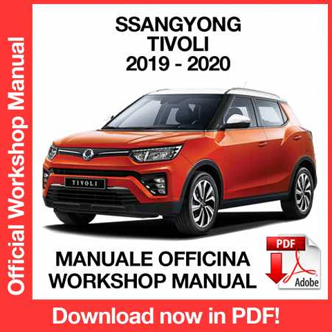 Ssangyong Tivoli X150 (2019-2020) (EN) Workshop Repair Manual FREE PDF Download