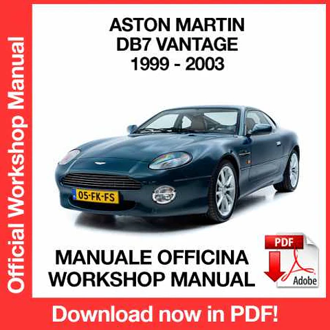 Aston Martin DB7 (1999, 2000, 2001, 2002, 2003) (EN) Workshop Repair Manual FREE PDF Download