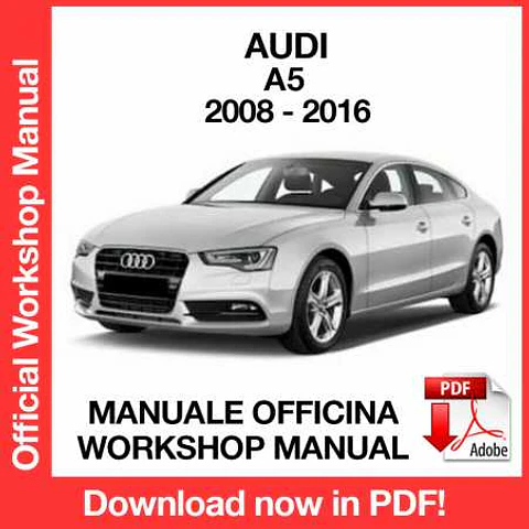 AUDI A5 COUPE' (2008, 2009, 2010, 2011, 2012) (EN) Workshop Repair Manual FREE PDF Download