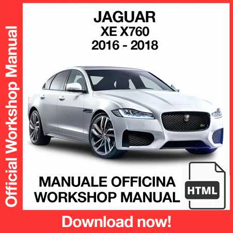 Jaguar XE X760 (2016, 2017, 2018) (EN) Workshop Repair Manual FREE PDF Download