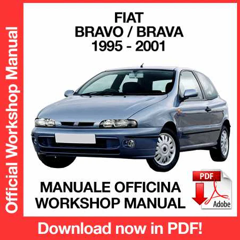 Fiat Bravo / Brava (1995, 1996, 1997, 1998, 1999, 2000, 2001) (EN) Workshop Repair Manual FREE PDF Download