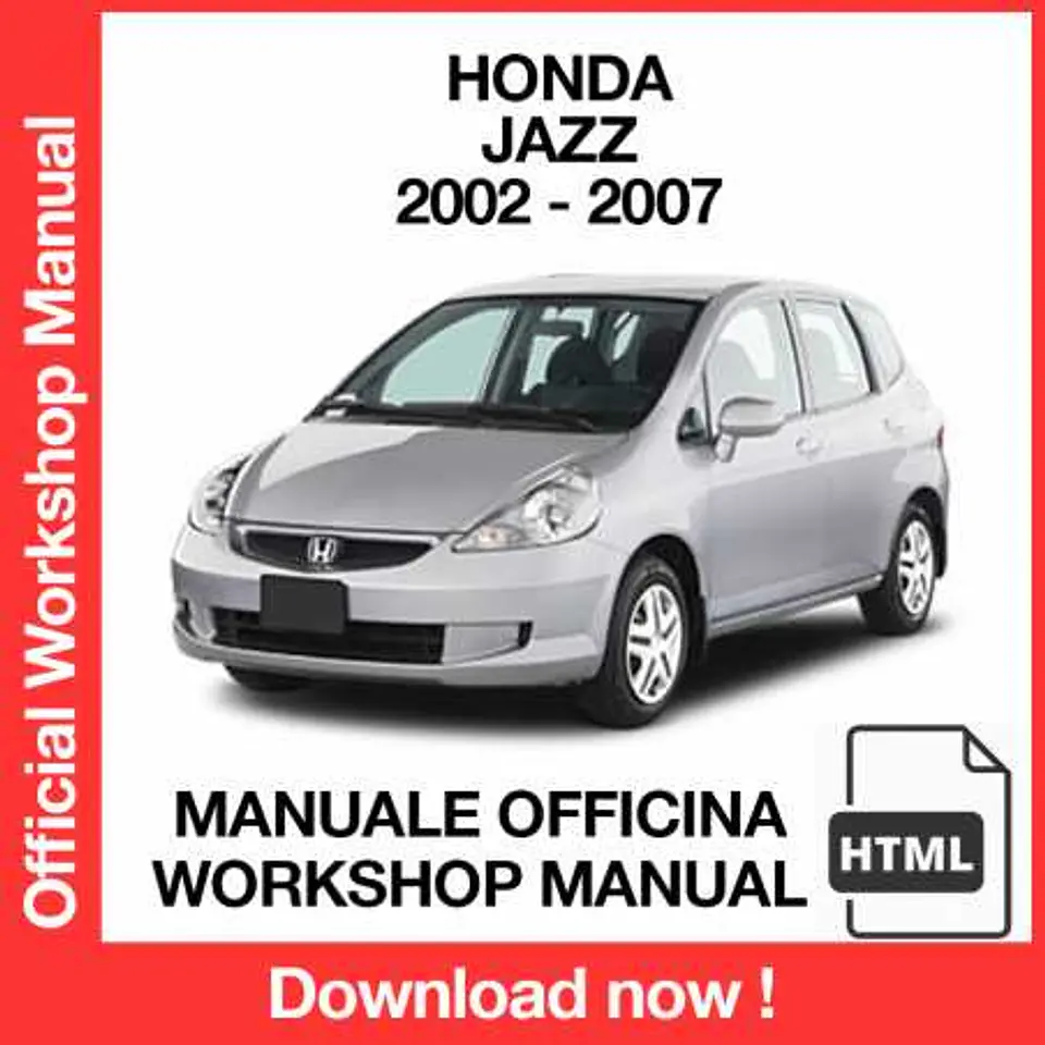 Honda Jazz (2002, 2003, 2004, 2005, 2006, 2007) (EN) Workshop Repair Manual FREE PDF Download 1