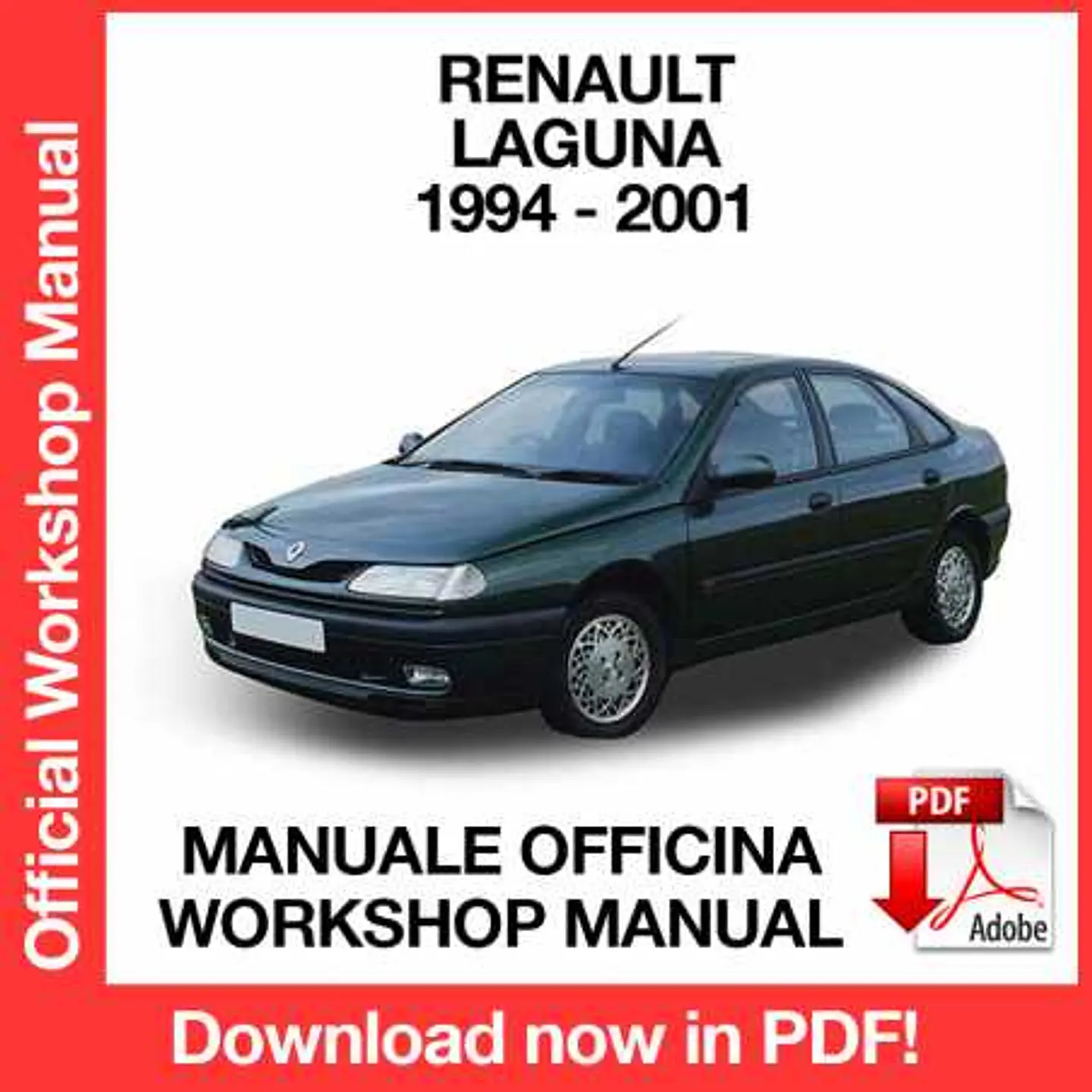 Renault Laguna I (1994, 1995, 1996, 1997, 1998, 1999, 2000, 2001) (EN) Workshop Repair Manual FREE PDF Download 1