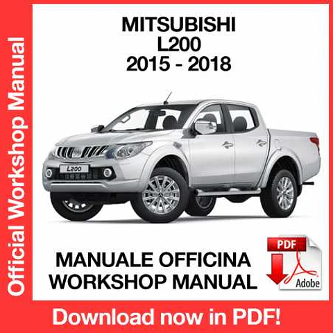 Mitsubishi L200 Triton (2015, 2016, 2017, 2018) (EN) Workshop Repair Manual FREE PDF Download