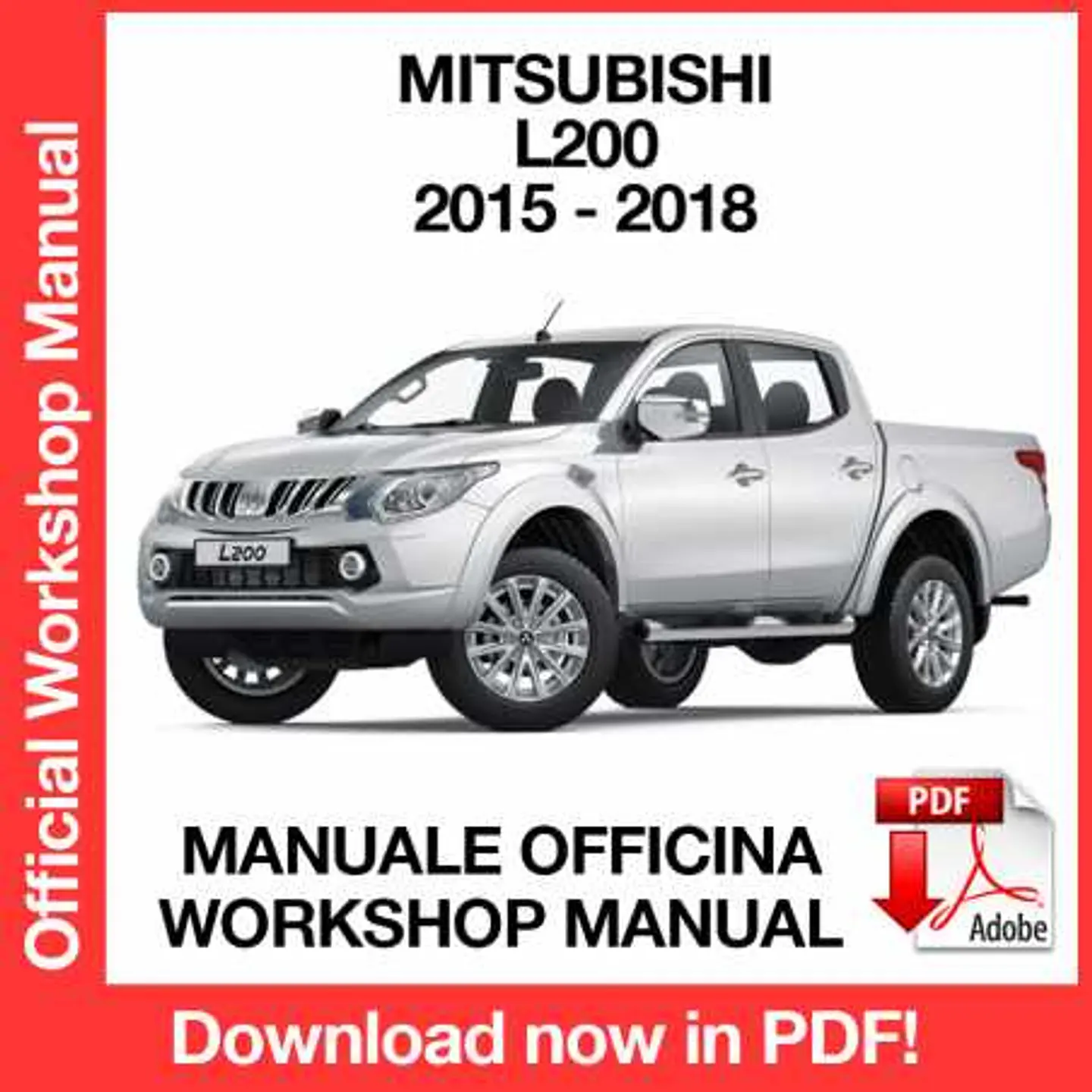 Mitsubishi L200 Triton (2015, 2016, 2017, 2018) (EN) Workshop Repair Manual FREE PDF Download 1