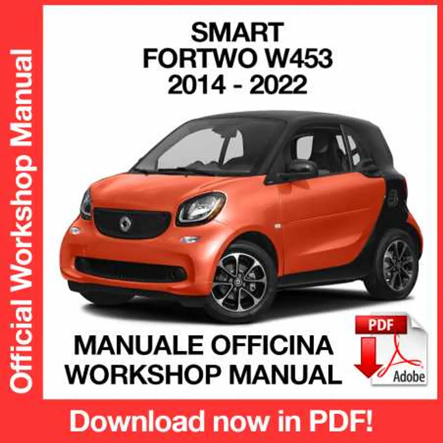 Smart Fortwo W453 (2014, 2015, 2016, 2017) (ITA) Workshop Repair Manual FREE PDF Download 1