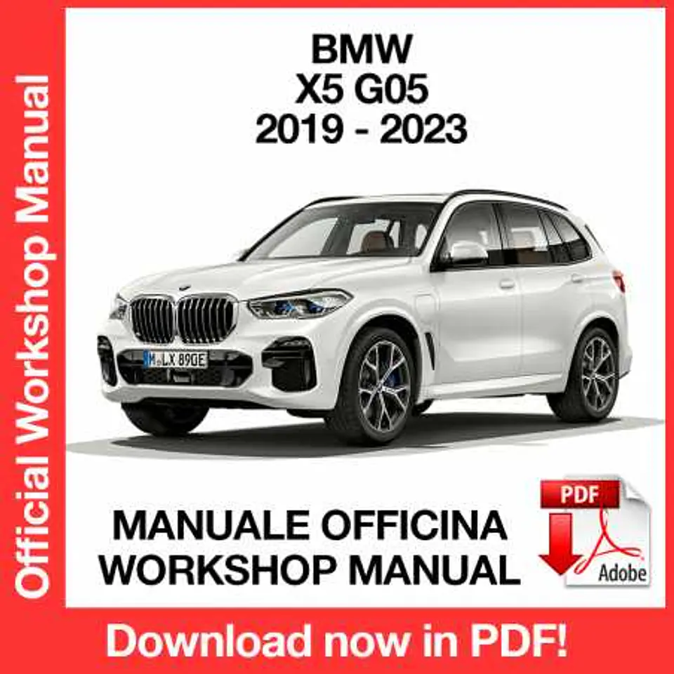 BMW X5 G05 (2019, 2020, 2021, 2022, 2023) (EN) Workshop Repair Manual FREE PDF Download 1