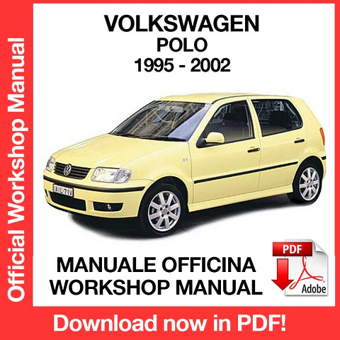 Volkswagen Polo ( 1999-2000-2001-2002) (EN) Workshop Repair Manual FREE PDF Download