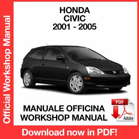 Honda Civic (2001, 2002, 2003, 2004, 2005) (EN) Workshop Repair Manual FREE PDF Download