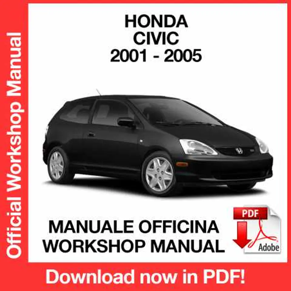 Honda Civic (2001, 2002, 2003, 2004, 2005) (EN) Workshop Repair Manual FREE PDF Download 1