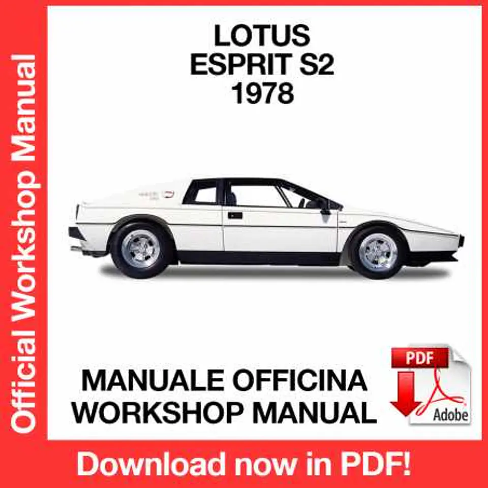 Lotus Esprit S2 (1978) (EN) Workshop Repair Manual FREE PDF Download 1