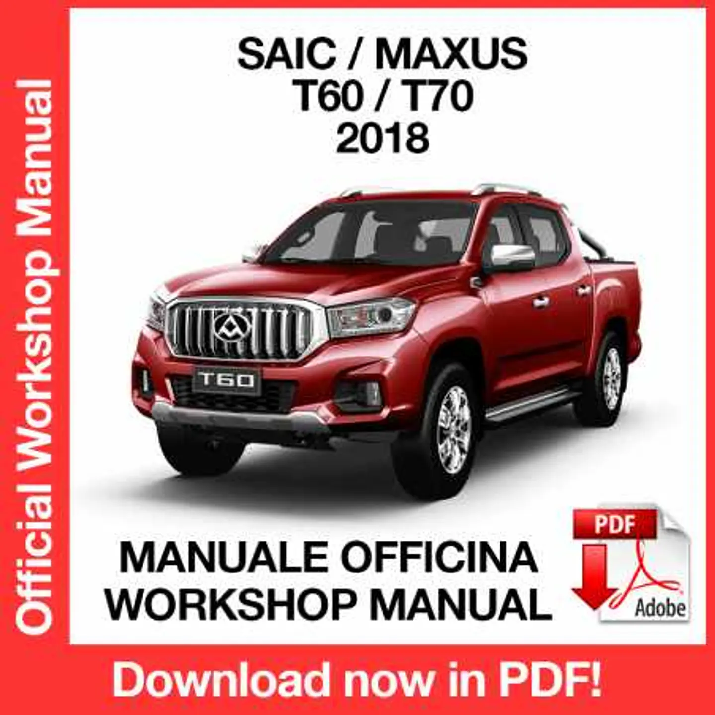 Saic Maxus T60 T70 (2018) (EN) Workshop Repair Manual FREE PDF Download 1