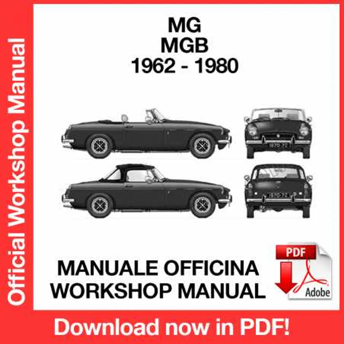 MG MGB (1962, 1963, 1964, 1965, 1966, 1967, 1968, 1969,1970) (EN) Workshop Repair Manual FREE PDF Download 1