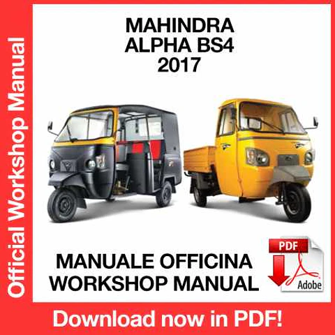 Mahindra Alpha BS4 (2017) (EN) Workshop Repair Manual FREE PDF Download