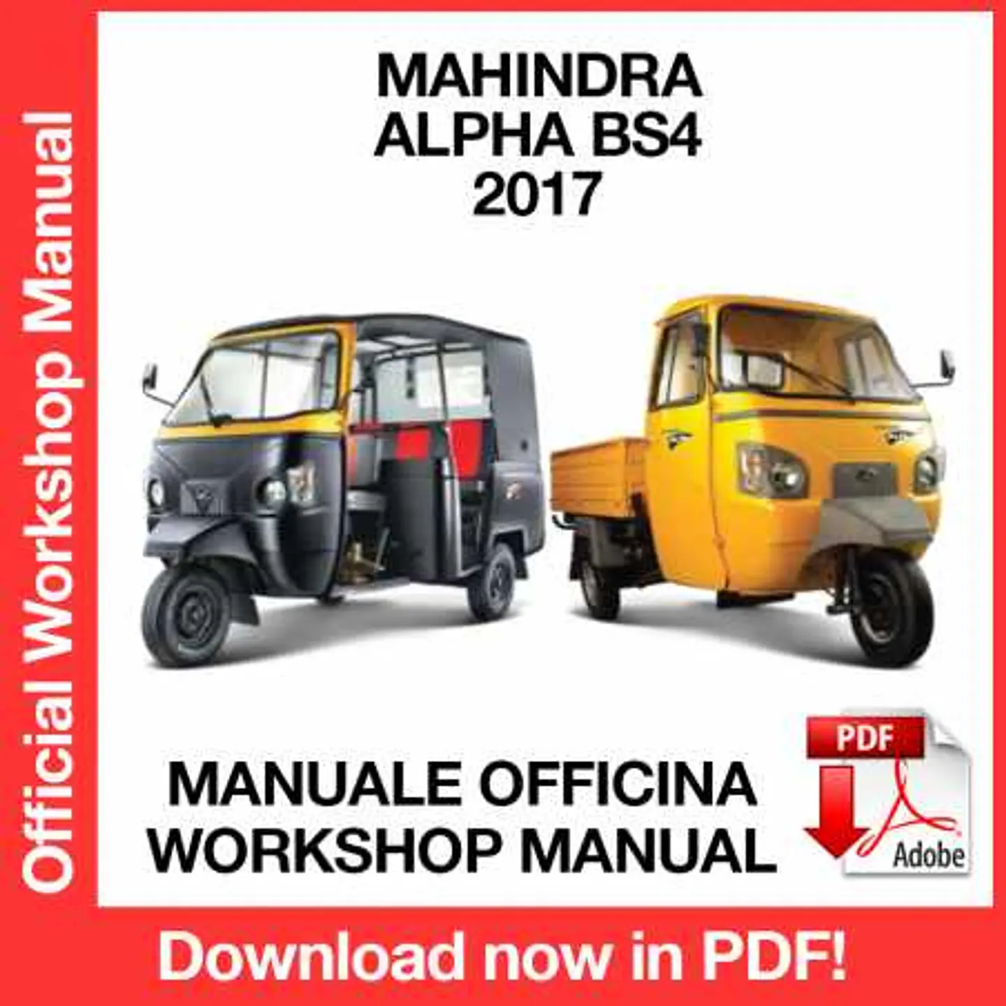Mahindra Alpha BS4 (2017) (EN) Workshop Repair Manual FREE PDF Download 1