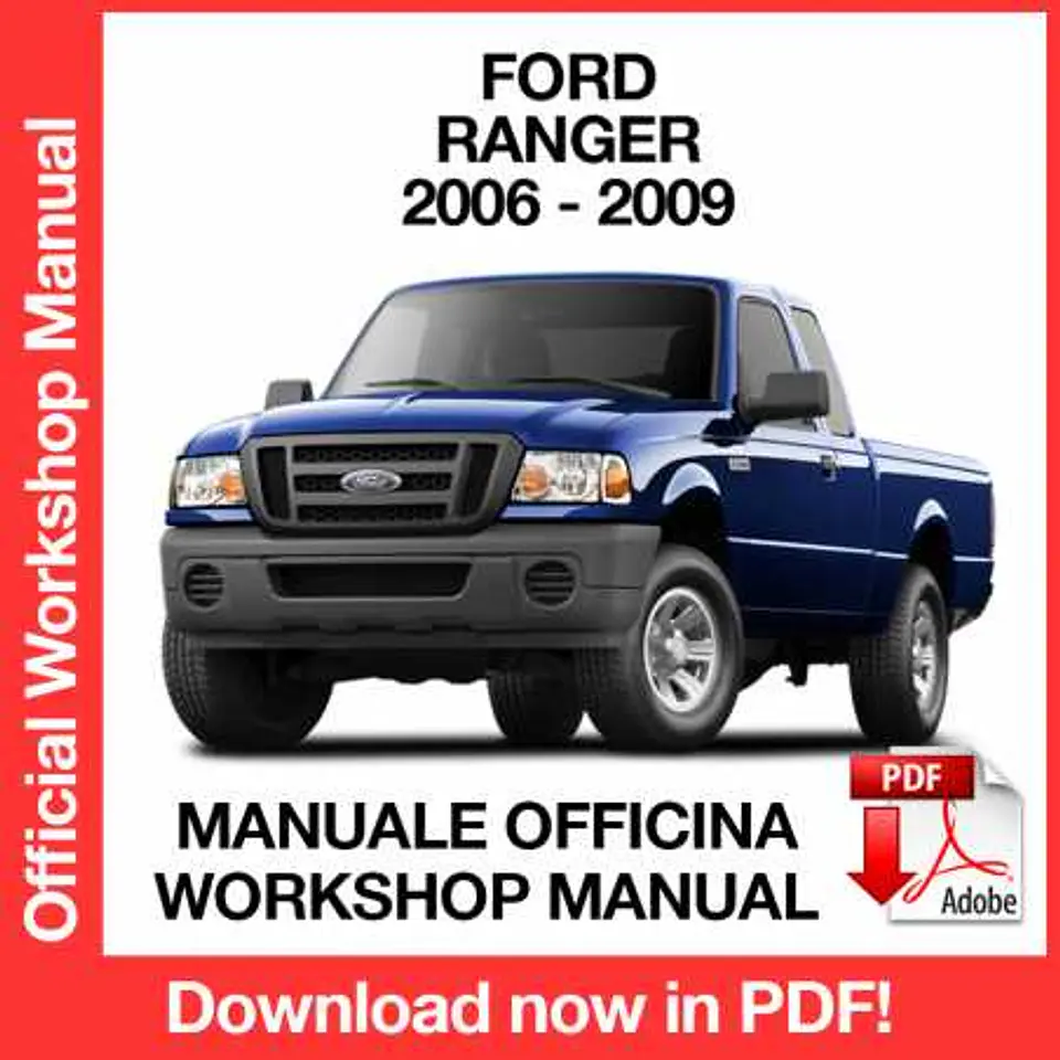 Ford Ranger (2006, 2007, 2008, 2009) (EN) Workshop Repair Manual FREE PDF Download 1