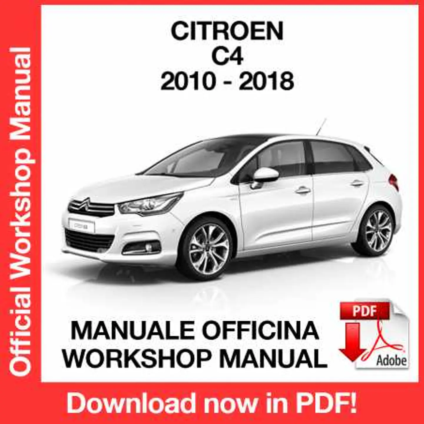 Citroen C4 (2010, 2011, 2012, 2013, 2014, 2015) (EN) Workshop Repair Manual FREE PDF Download 1