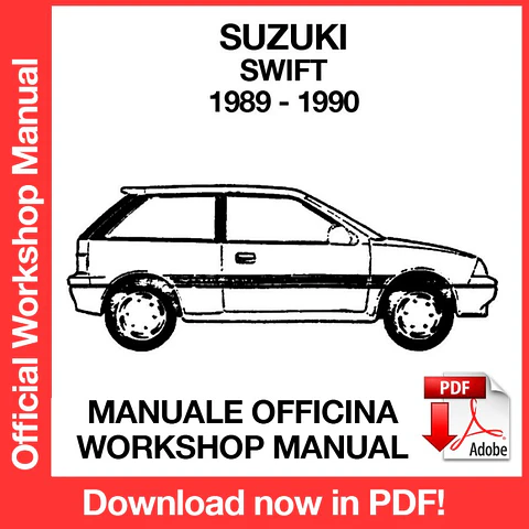 Suzuki Swift (1989-1990) (EN) Workshop Repair Manual FREE PDF Download