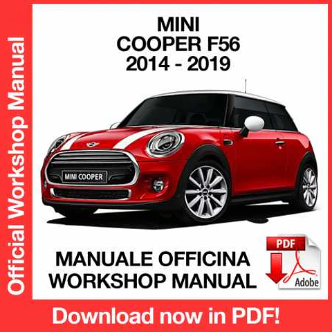 Mini Cooper F56 (2014, 2015, 2016, 2017, 2018, 2019) (EN) Workshop Repair Manual FREE PDF Download