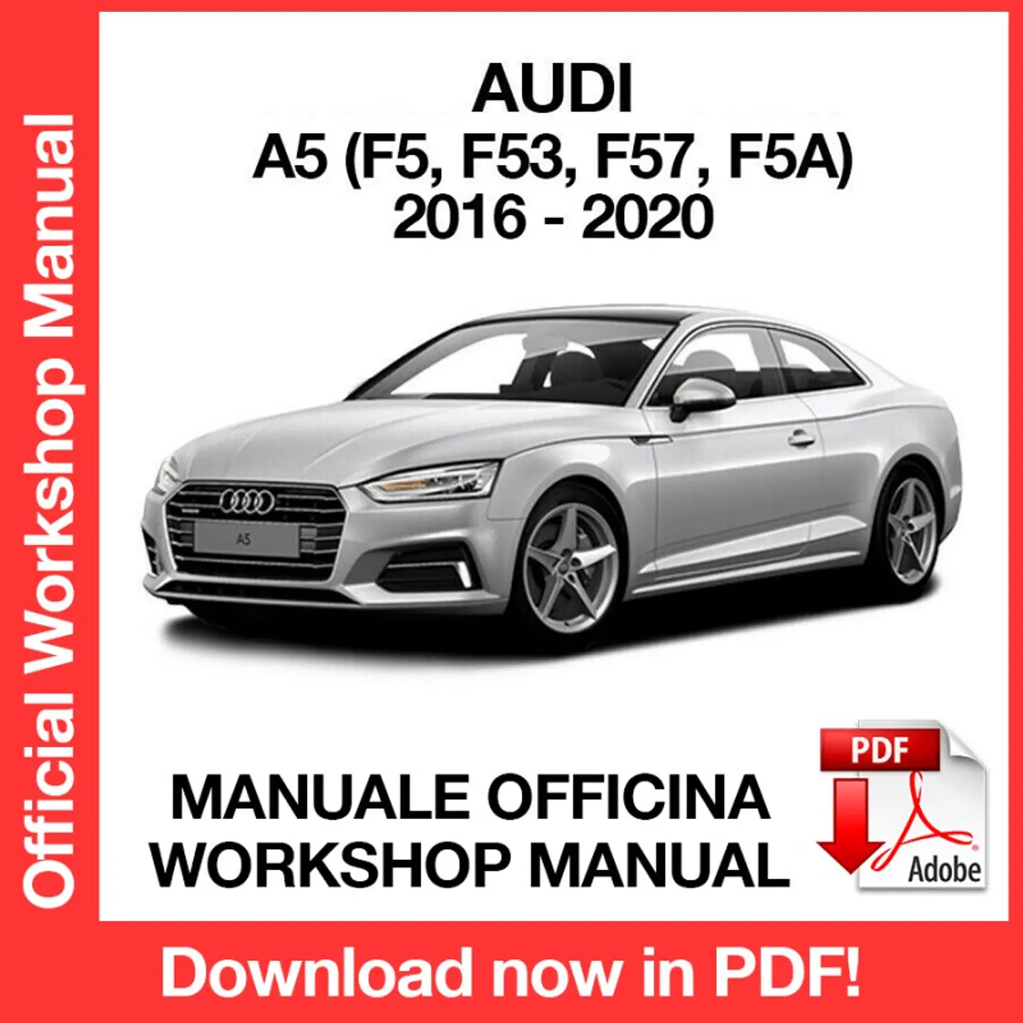 AUDI A5 (2016, 2017, 2018, 2019, 2020) (EN) Workshop Repair Manual FREE PDF Download 1