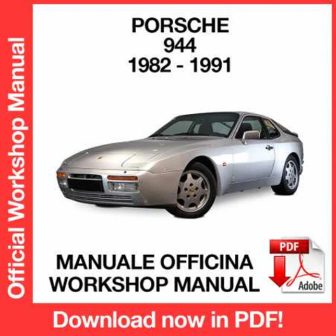 Porsche 944 (1987, 1988, 1989, 1990, 1991) (EN) Workshop Repair Manual FREE PDF Download