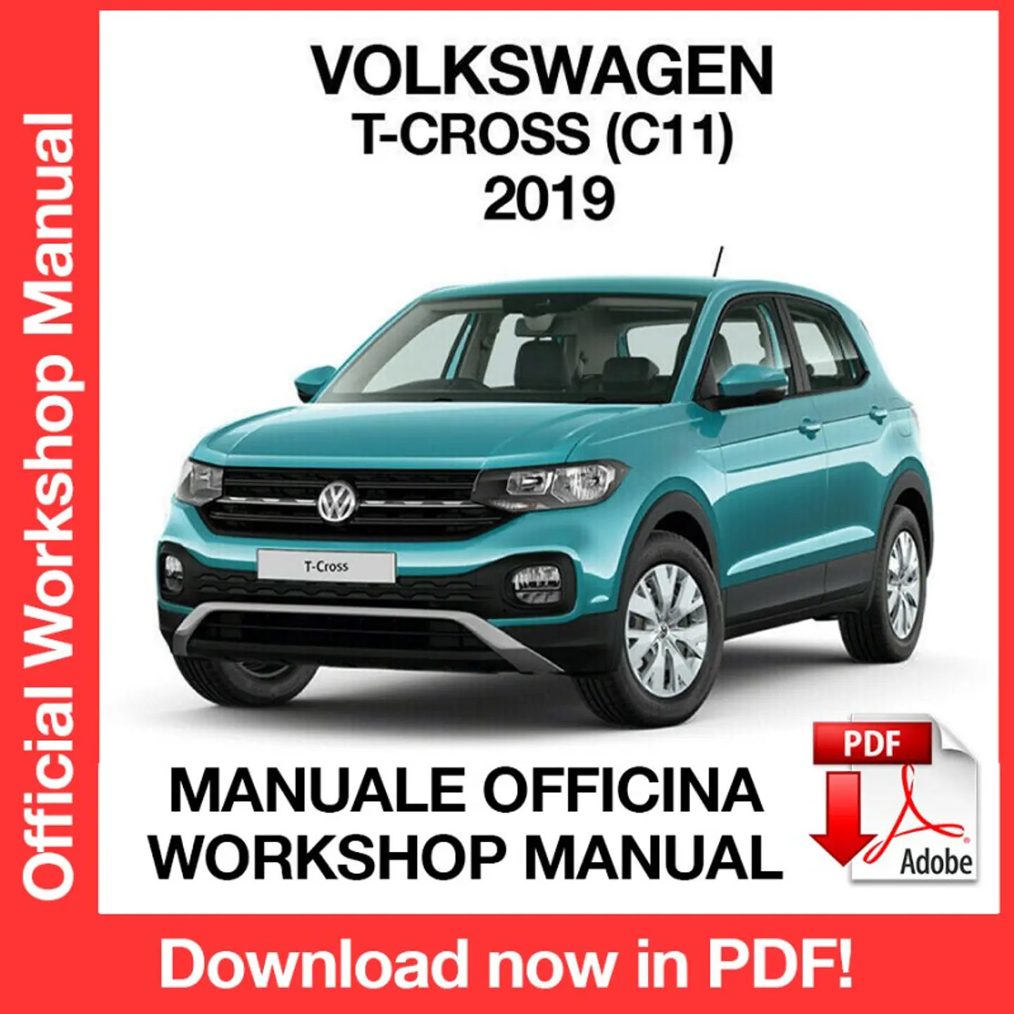 Volkswagen T-Cross (2019-2020) (EN) Workshop Repair Manual FREE PDF Download 1