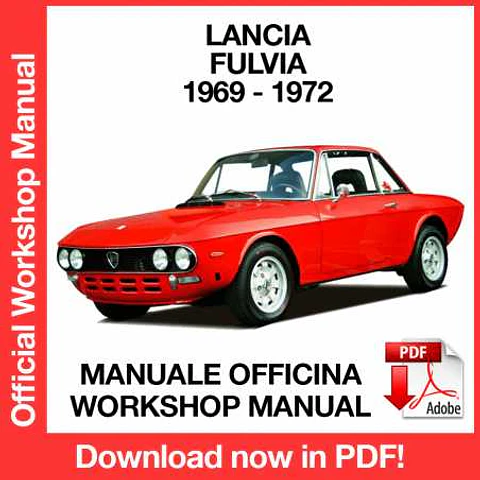 Lancia Fulvia (1969,1970, 1971, 1972) (ITA) Workshop Repair Manual FREE PDF Download