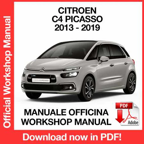 Citroen C4 Picasso (2013, 2014, 2015, 2016, 2017, 2018, 2019) (EN) Workshop Repair Manual FREE PDF Download