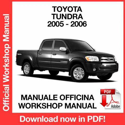 Toyota Tundra (2005-2006) (EN) Workshop Repair Manual FREE PDF Download