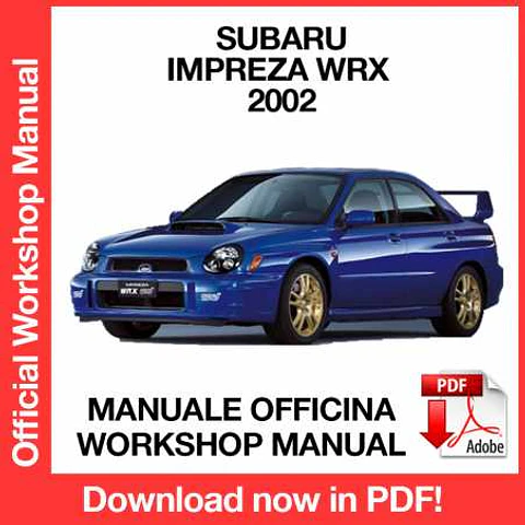 Subaru Impreza Wrx GD (2002) (EN) Workshop Repair Manual FREE PDF Download