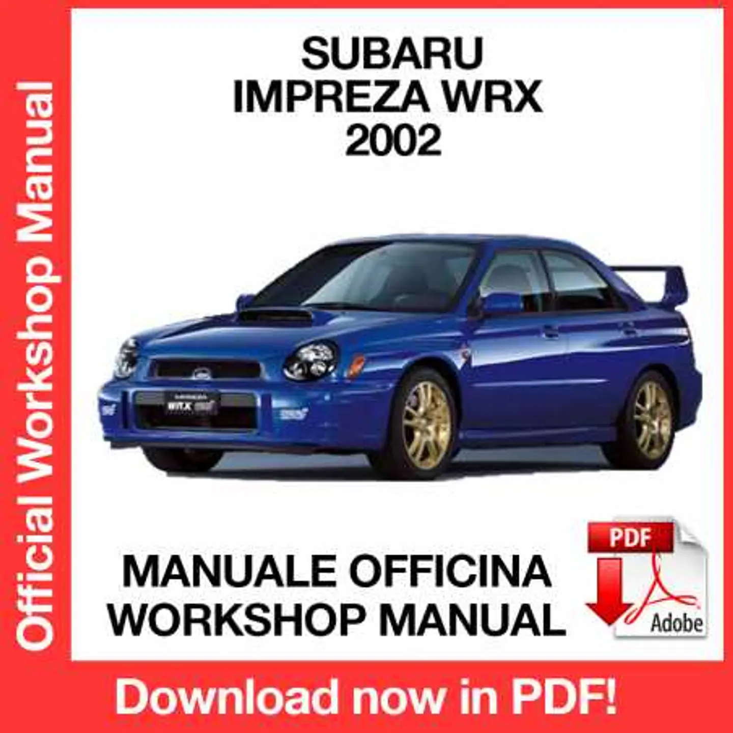 Subaru Impreza Wrx GD (2002) (EN) Workshop Repair Manual FREE PDF Download 1