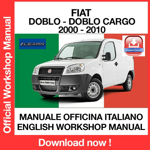 FIAT DOBLO 2000, 2001, 2002, 2003, 2004, 2005, 2006, 2007, 2008, 2009, 2010) (ITA) (EN) eLEARN Workshop Repair Manual FREE PDF Download