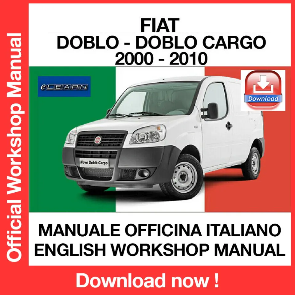 FIAT DOBLO 2000, 2001, 2002, 2003, 2004, 2005, 2006, 2007, 2008, 2009, 2010) (ITA) (EN) eLEARN Workshop Repair Manual FREE PDF Download 1