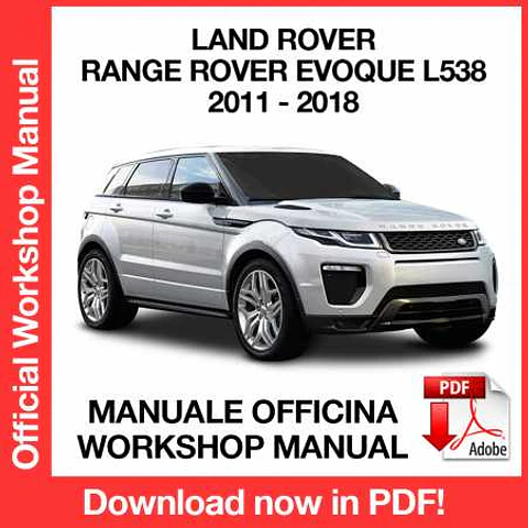 Land Rover Range Rover EVOQUE L538 (2011, 2012, 2013, 2014) (EN) Workshop Repair Manual FREE PDF Download