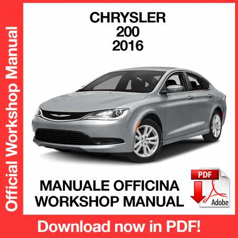 Chrysler 200 (2016) (EN) Workshop Repair Manual FREE PDF Download