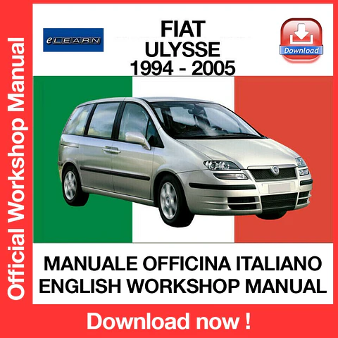 Fiat Ulysse (1994, 1995, 1996, 1997, 1998, 1999) (ITA) (EN) eLEARN Workshop Repair Manual FREE PDF Download