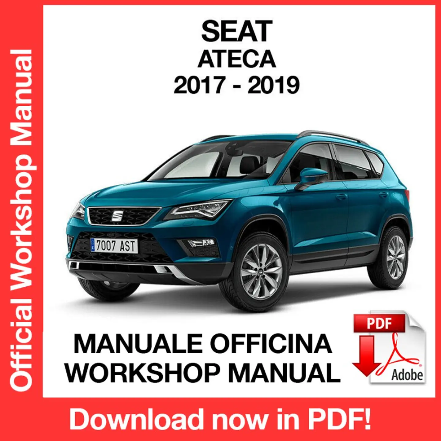 Seat Ateca (2017, 2018, 2019) (EN) Workshop Repair Manual FREE PDF Download 1
