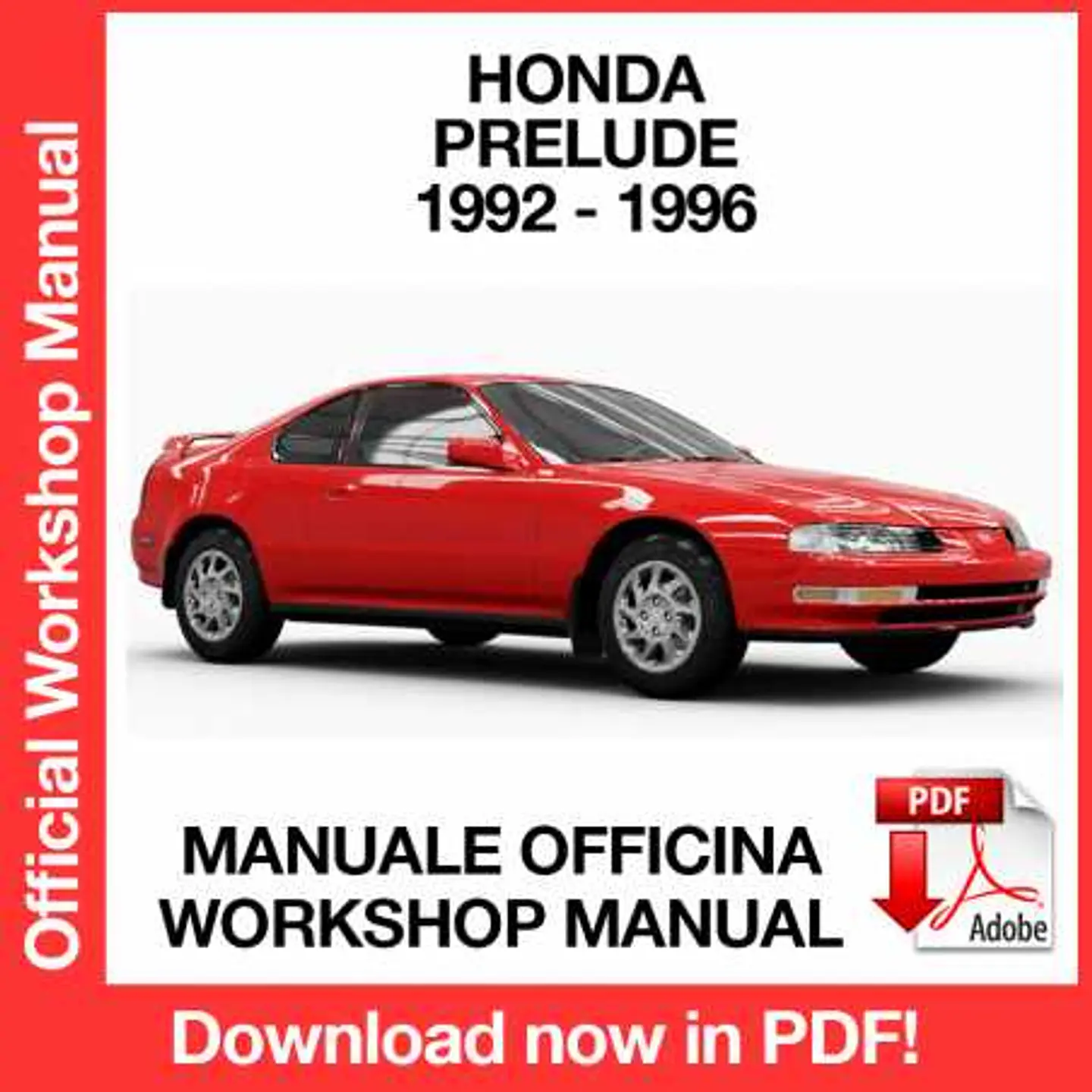 Honda Prelude (1992, 1993, 1994, 1995, 1996) (EN) Workshop Repair Manual FREE PDF Download 1