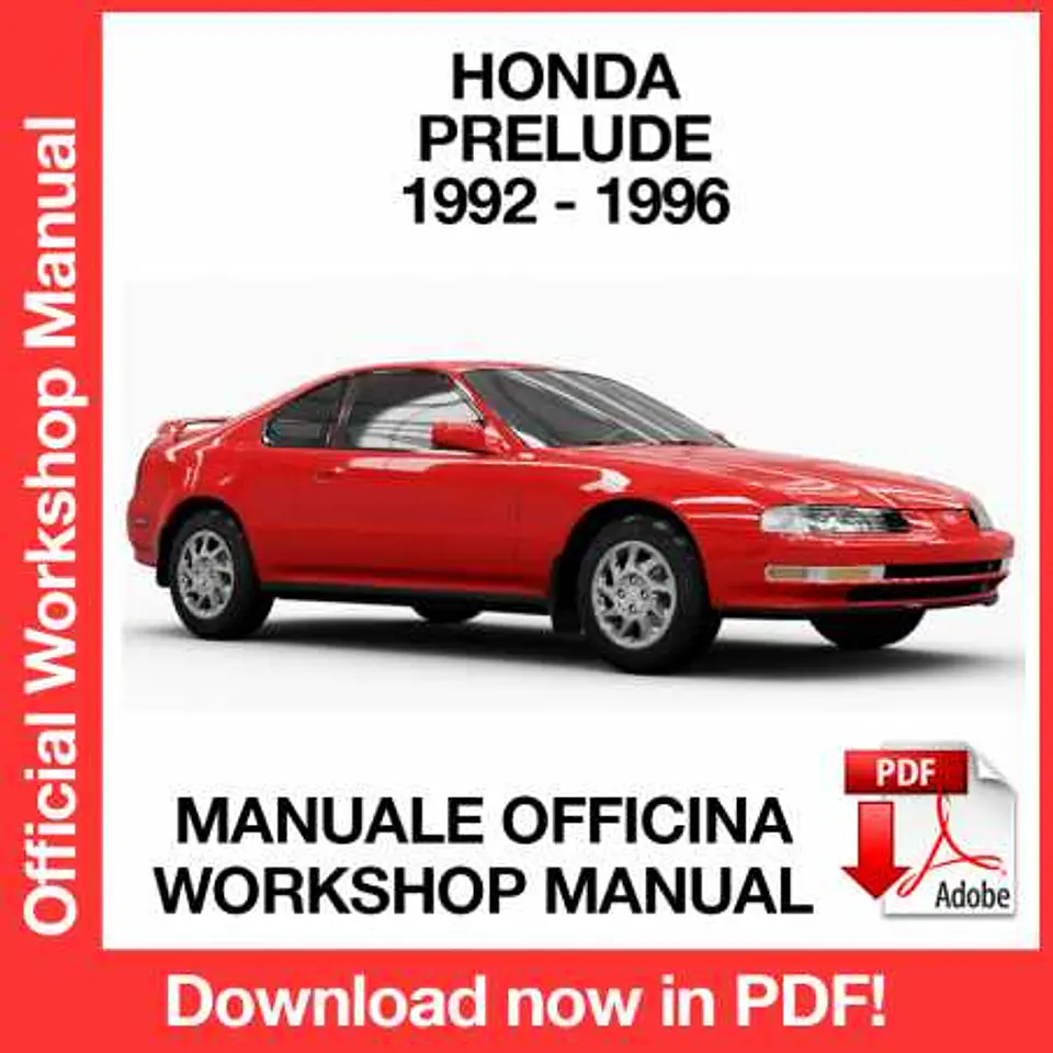 Honda Prelude (1992, 1993, 1994, 1995, 1996) (EN) Workshop Repair Manual FREE PDF Download 1