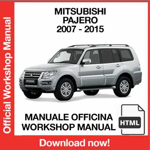 Mitsubishi Pajero (2012, 2013, 2014, 2015) (EN) Workshop Repair Manual FREE PDF Download